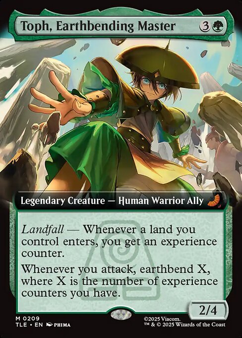 Toph, Earthbending Master [Extended Artwork Foil]