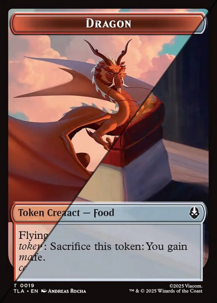 Dragon Token  // Food Token TTLA  [Foil]