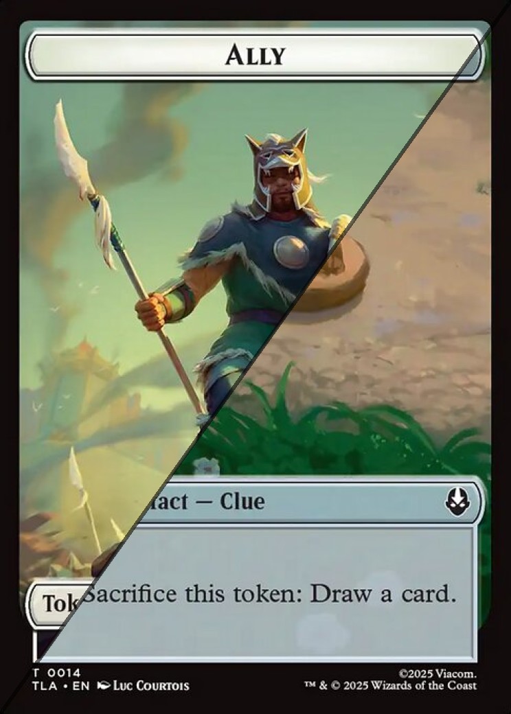 Ally Token  // Clue Token TTLA  [Foil]