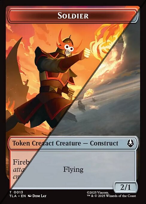 Soldier Token  // Ballistic Boulder Token TTLA 