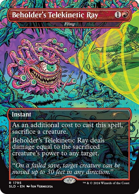 Beholder's Telekinetic Ray (Fling)