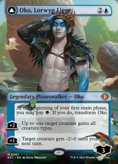 Oko, Lorwyn Liege // Oko, Shadowmoor Scion [Borderless]
