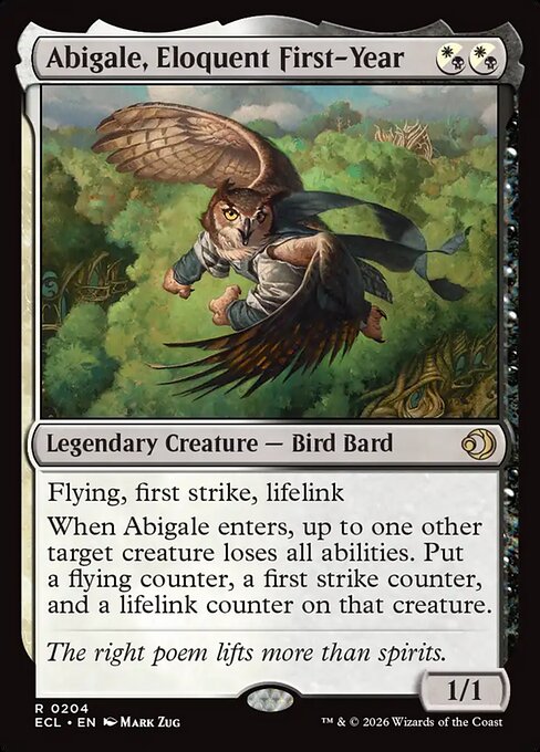Abigale, Eloquent First-Year [Foil]