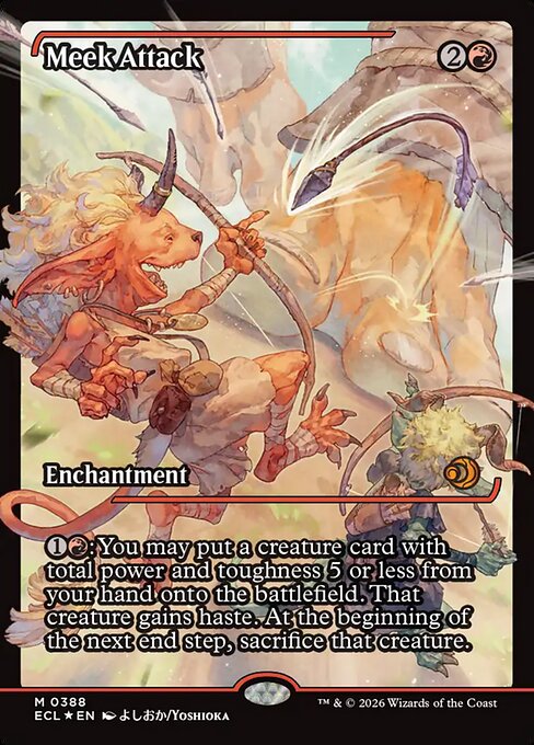 Meek Attack [Japan Showcase Foil]
