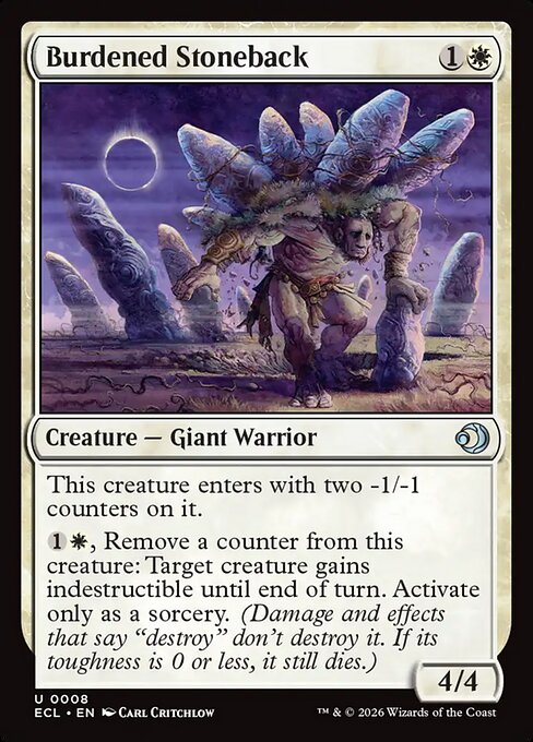 Burdened Stoneback [Foil]