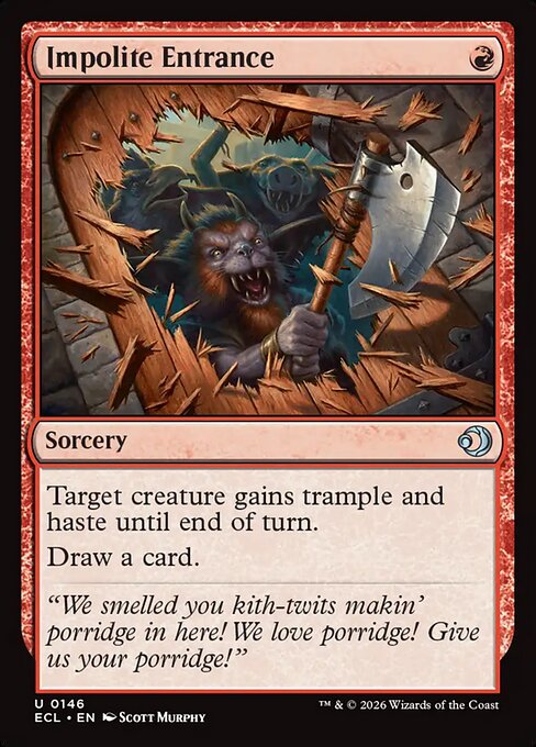 Impolite Entrance [Foil]