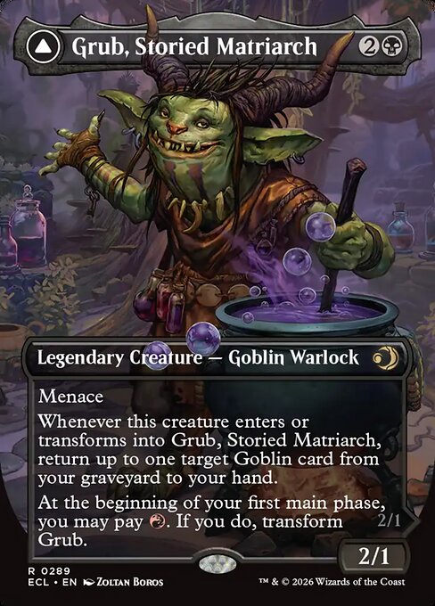 Grub, Storied Matriarch // Grub, Notorious Auntie [Borderless]