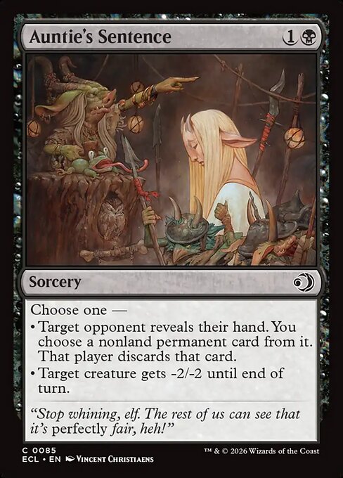 Auntie's Sentence