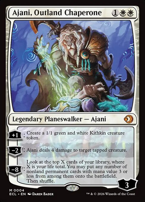 Ajani, Outland Chaperone [Foil]