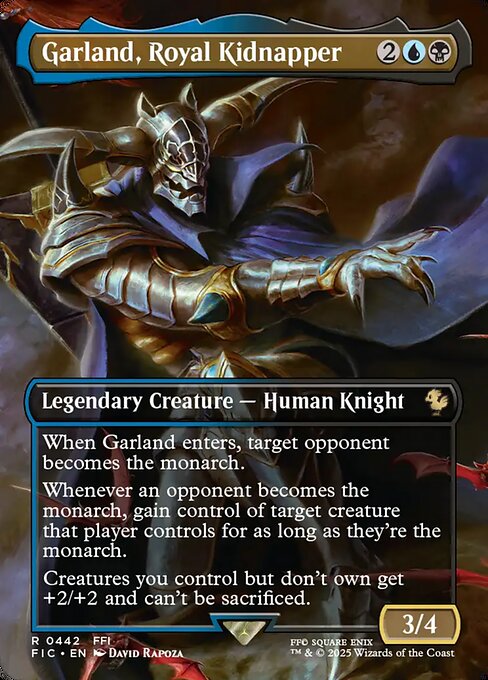 Garland, Royal Kidnapper [Borderless Foil]
