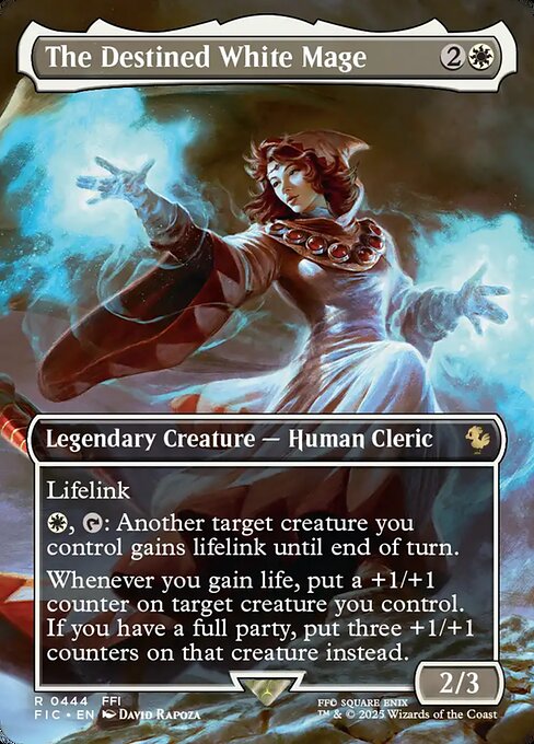 The Destined White Mage [Borderless Foil]