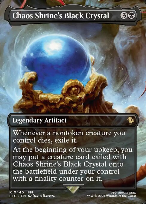 Chaos Shrine's Black Crystal [Borderless]