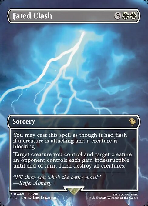 Fated Clash [Borderless Foil]