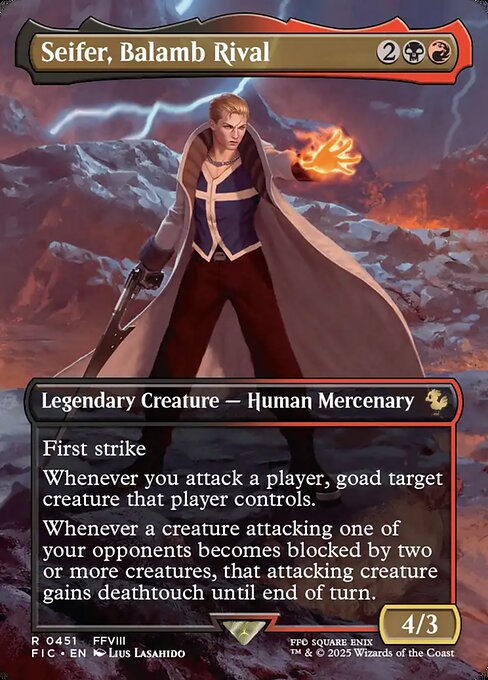 Seifer, Balamb Rival [Borderless Foil]