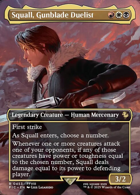 Squall, Gunblade Duelist [Borderless]