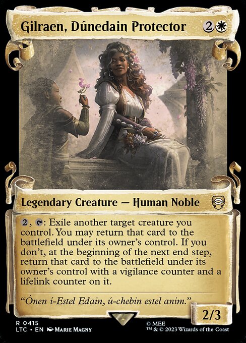Gilraen, Dúnedain Protector [Scroll Showcase Silver Foil]