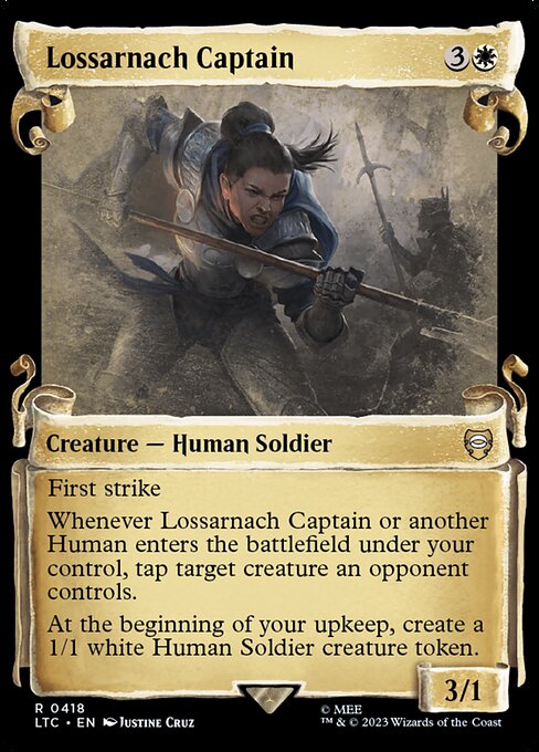 Lossarnach Captain [Scroll Showcase Silver Foil]