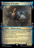 Archivist of Gondor [Scroll Showcase Silver Foil]