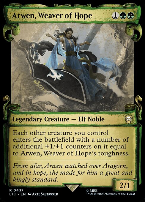 Arwen, Weaver of Hope [Scroll Showcase Silver Foil]
