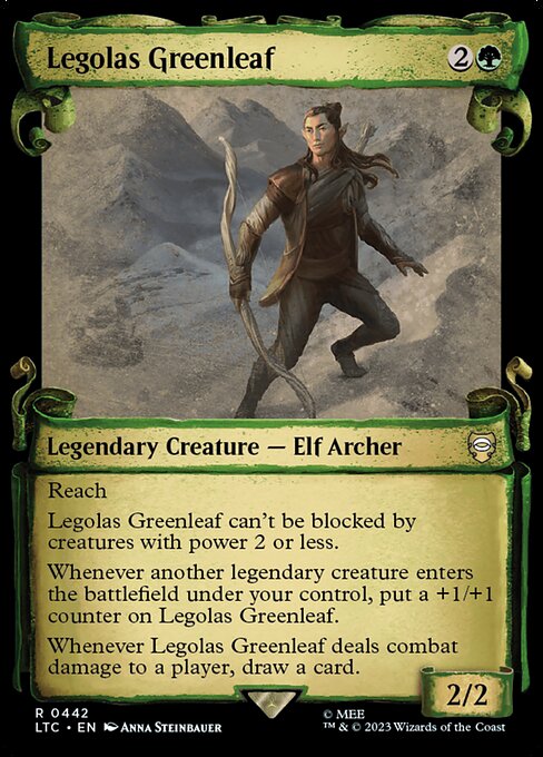 Legolas Greenleaf [Scroll Showcase Silver Foil]