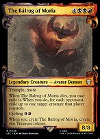 The Balrog of Moria [Scroll Showcase Silver Foil]