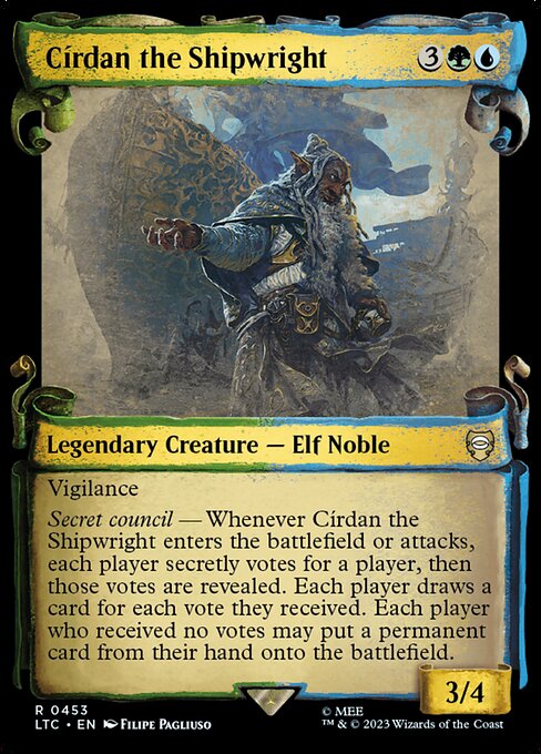 Círdan the Shipwright [Scroll Showcase Silver Foil]