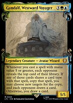Gandalf, Westward Voyager [Scroll Showcase Silver Foil]