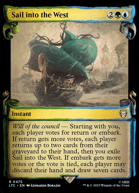 Sail into the West [Scroll Showcase Silver Foil]