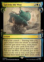 Sail into the West [Scroll Showcase Silver Foil]