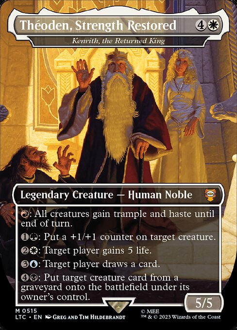 Théoden, Strength Restored (Kenrith, the Returned King) [Borderless]