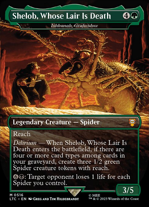 Shelob, Whose Lair Is Death (Ishkanah, Grafwidow) [Borderless]