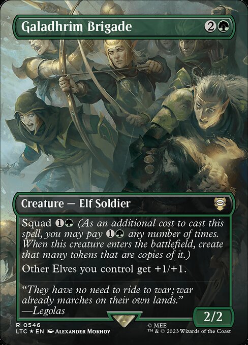 Galadhrim Brigade [Borderless Surge Foil]