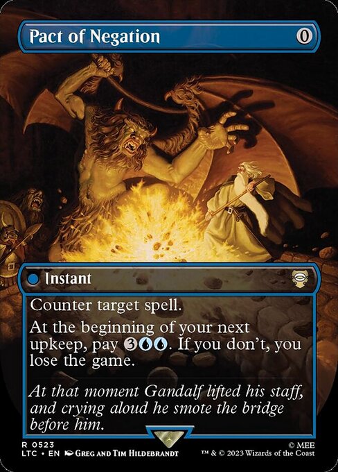 Pact of Negation [Borderless Silver Foil]
