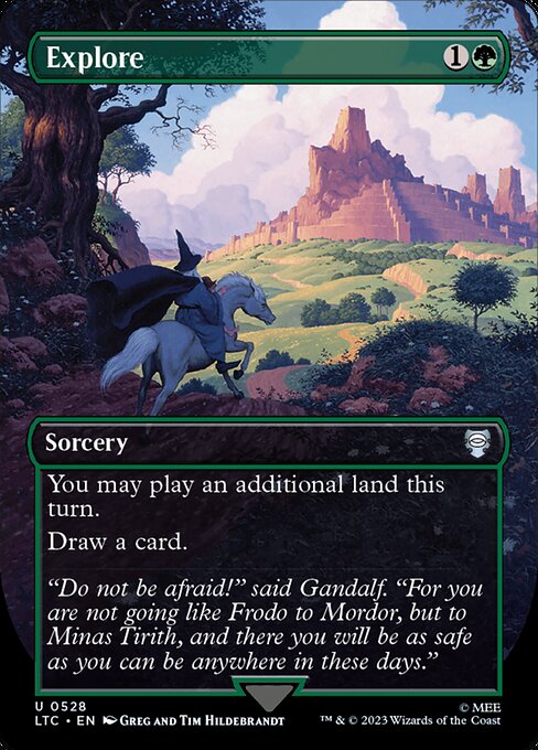 Explore [Borderless Silver Foil]