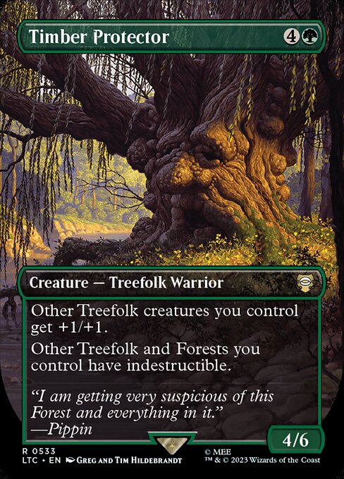 Timber Protector [Borderless Silver Foil]