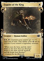 Esquire of the King [Scroll Showcase Silver Foil]