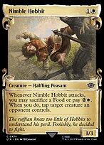 Nimble Hobbit [Scroll Showcase Silver Foil]