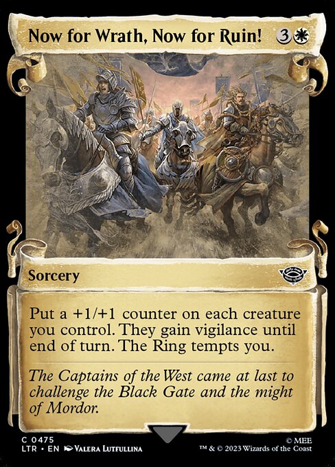 Now for Wrath, Now for Ruin! [Scroll Showcase Silver Foil]