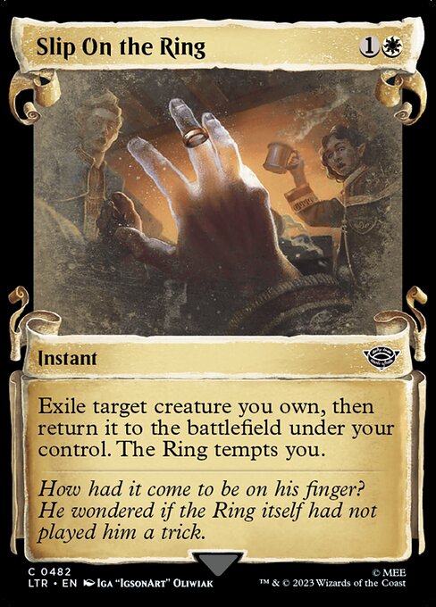 Slip On the Ring [Scroll Showcase Silver Foil]