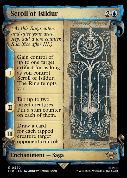 Scroll of Isildur [Scroll Showcase Silver Foil]