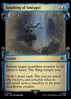 Soothing of Sméagol [Scroll Showcase Silver Foil]