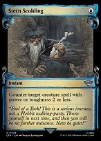Stern Scolding [Scroll Showcase Silver Foil]