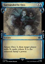 Surrounded by Orcs [Scroll Showcase Silver Foil]