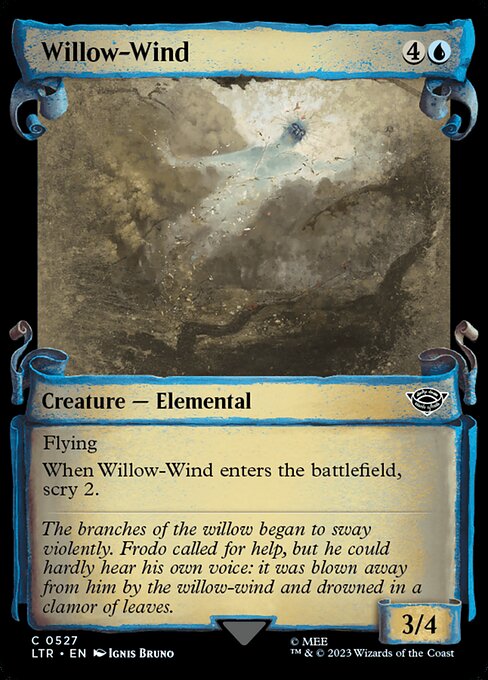 Willow-Wind [Scroll Showcase Silver Foil]
