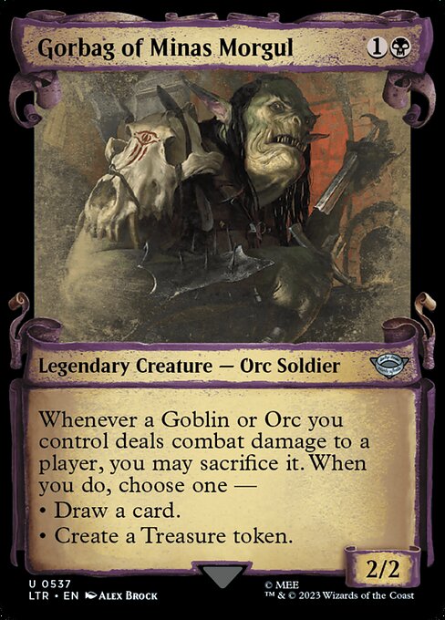 Gorbag of Minas Morgul [Scroll Showcase Silver Foil]