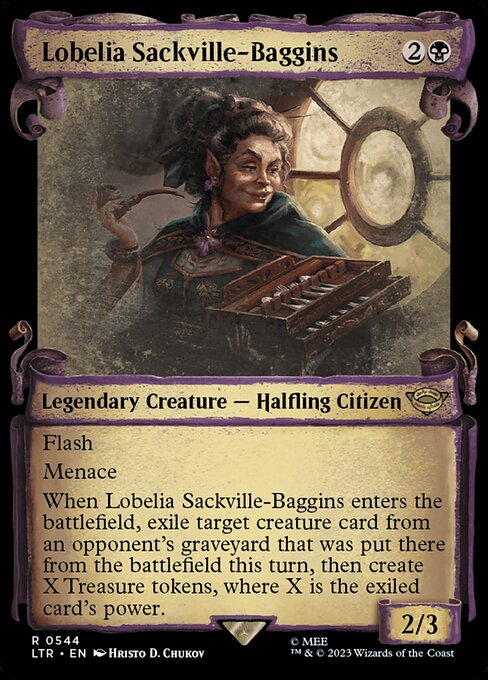 Lobelia Sackville-Baggins [Scroll Showcase Silver Foil]