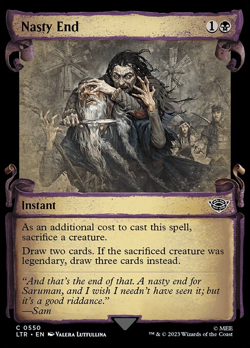 Nasty End [Scroll Showcase Silver Foil]
