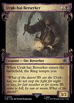 Uruk-hai Berserker [Scroll Showcase Silver Foil]