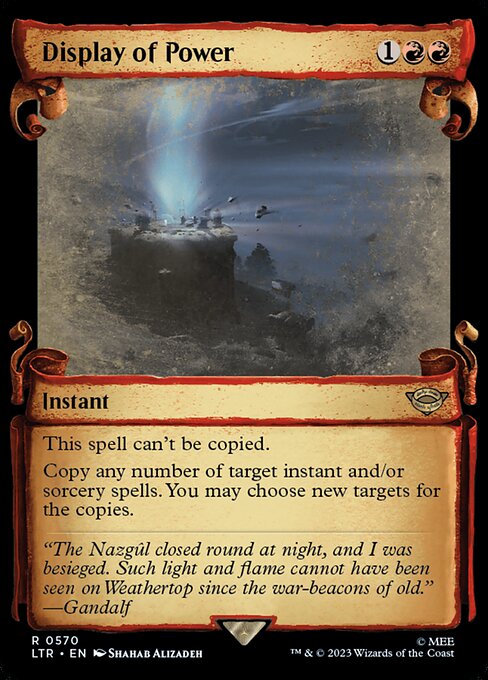 Display of Power [Scroll Showcase Silver Foil]