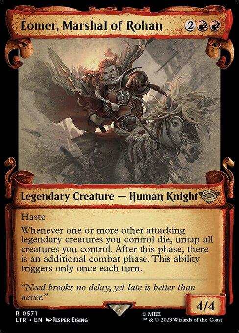 Éomer, Marshal of Rohan [Scroll Showcase Silver Foil]